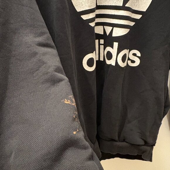 ADIDAS Womens Graphic Sweatshirt Jumper Black Size XS - Picture 3 of 3
